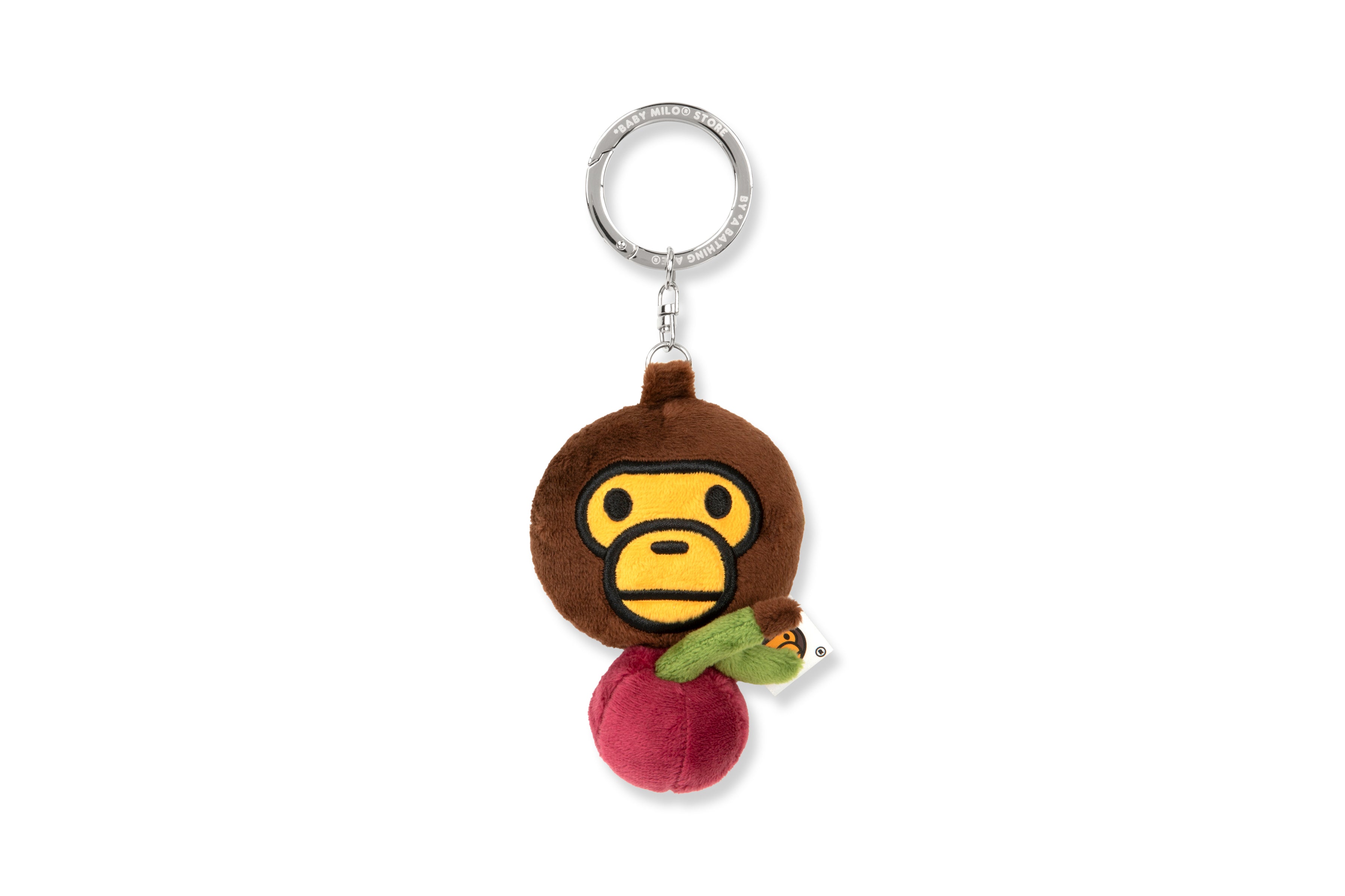 BABY MILO CHERRY PLUSH DOLL TAPE MEASURE KEYCHAIN – eu.bape.com