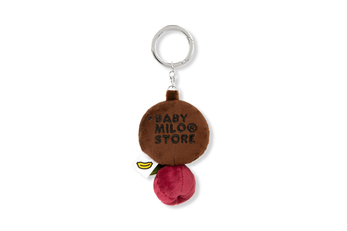 BABY MILO CHERRY PLUSH DOLL TAPE MEASURE KEYCHAIN