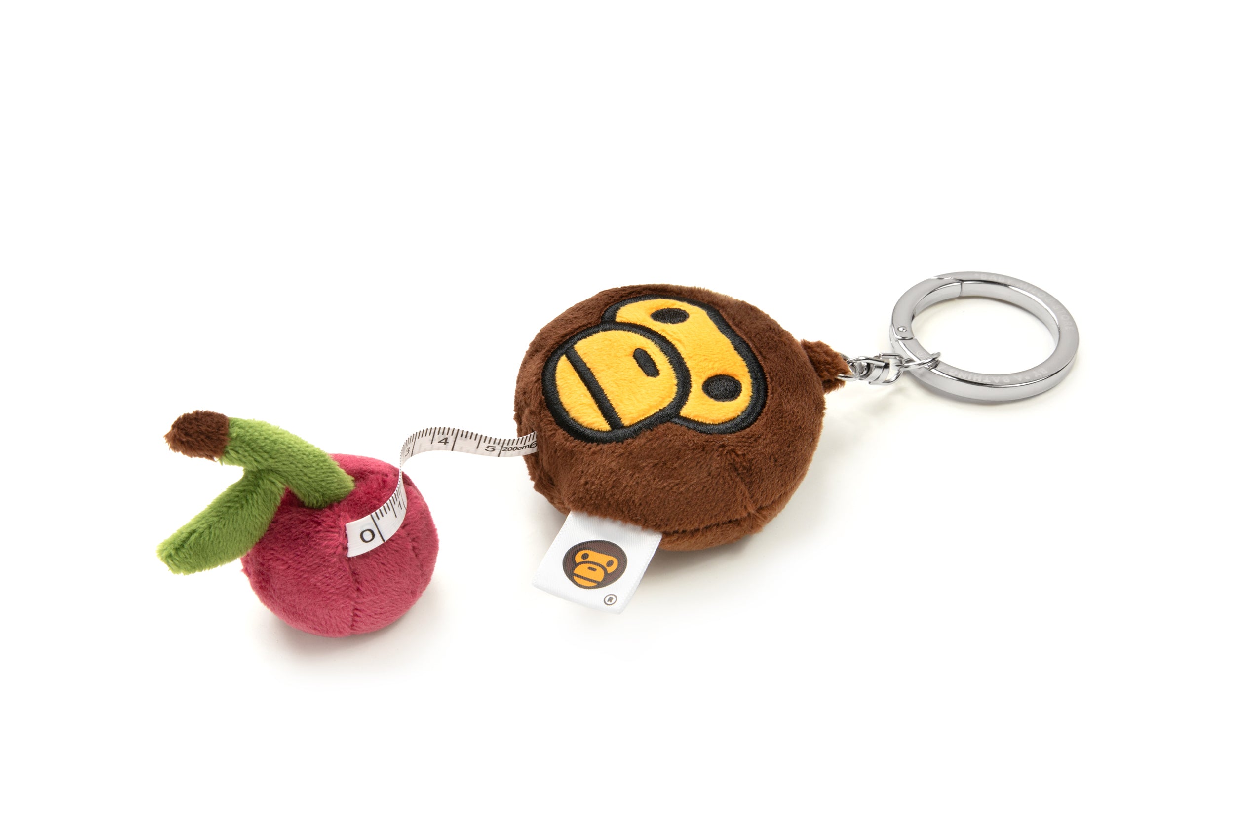 BABY MILO CHERRY PLUSH DOLL TAPE MEASURE KEYCHAIN – eu.bape.com