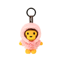 BABY MILO HOODIE PLUSH DOLL KEYCHAIN 10CM