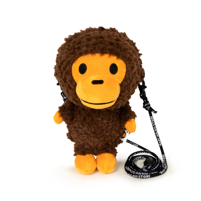BABY MILO FAUX FUR PLUSH DOLL MOBILE PHONE BAG #1