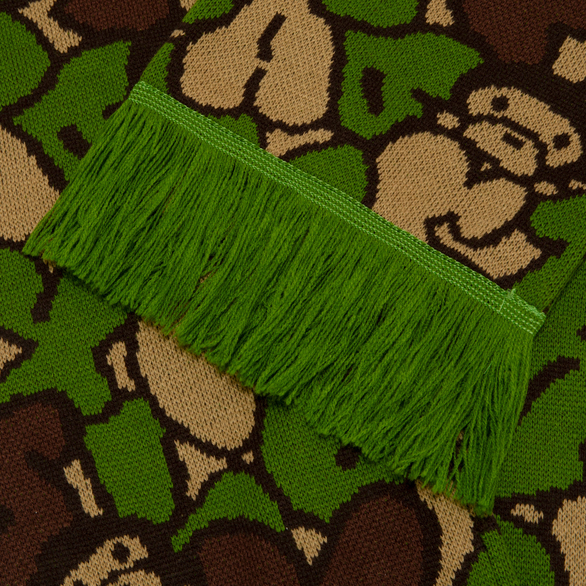 BUBBLE CAMO KNIT SCARF