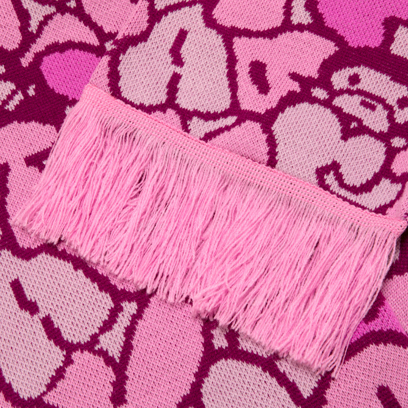 BUBBLE CAMO KNIT SCARF