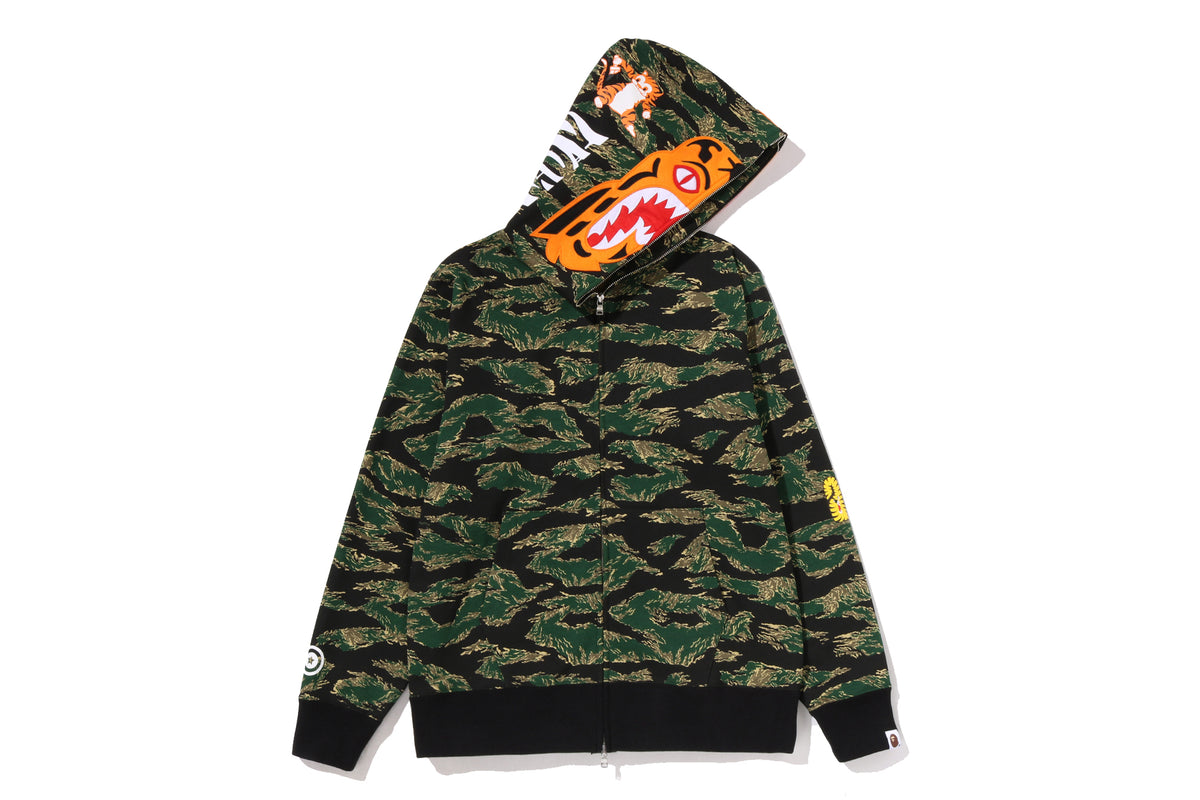 TIGER CAMO TIGER FULL ZIP HOODIE