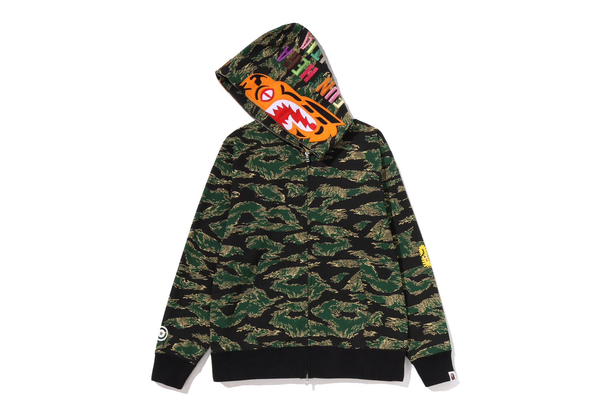 TIGER CAMO TIGER FULL ZIP HOODIE – eu.bape.com