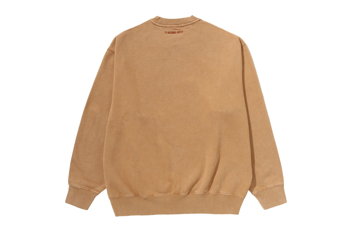 GARMENT DYED ONE POINT RELAXED FIT CREWNECK SWEATSHIRT