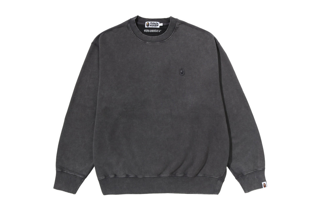 GARMENT DYED ONE POINT RELAXED FIT CREWNECK SWEATSHIRT