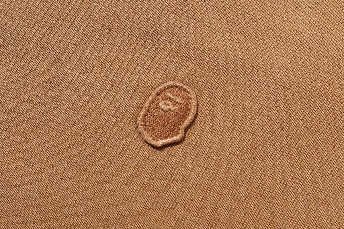 GARMENT DYED ONE POINT RELAXED FIT FULL ZIP HOODIE
