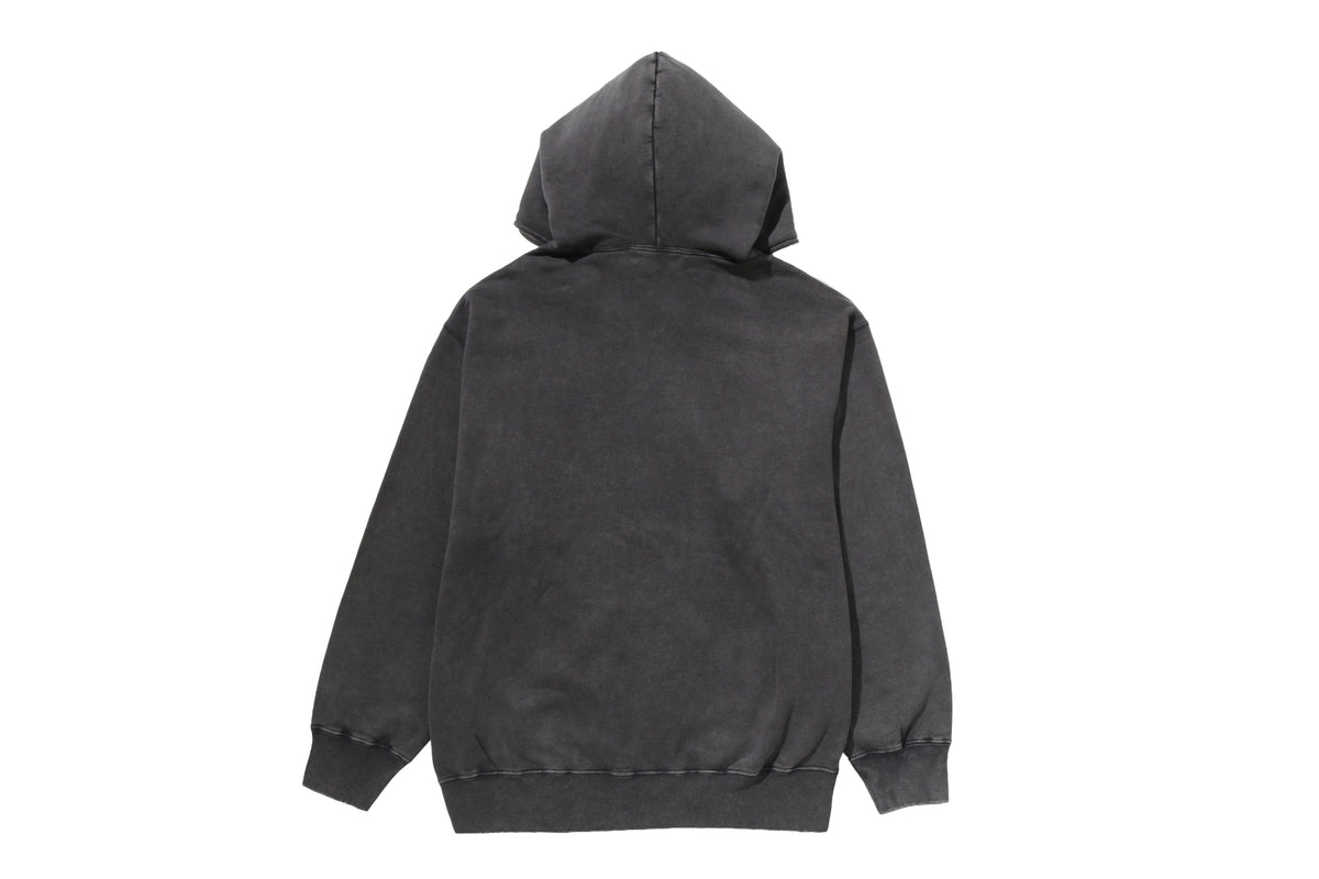 GARMENT DYED ONE POINT RELAXED FIT FULL ZIP HOODIE