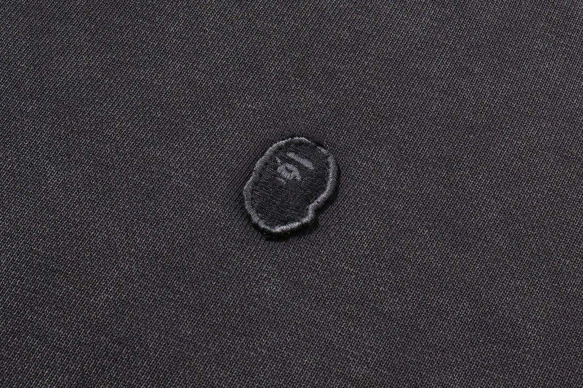 GARMENT DYED ONE POINT RELAXED FIT FULL ZIP HOODIE