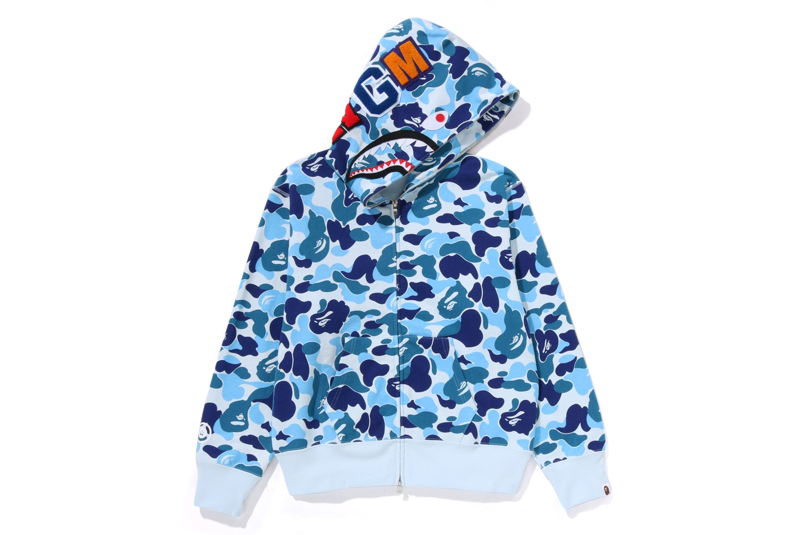 ABC CAMO SHARK FULL ZIP HOODIE LADIES – eu.bape.com