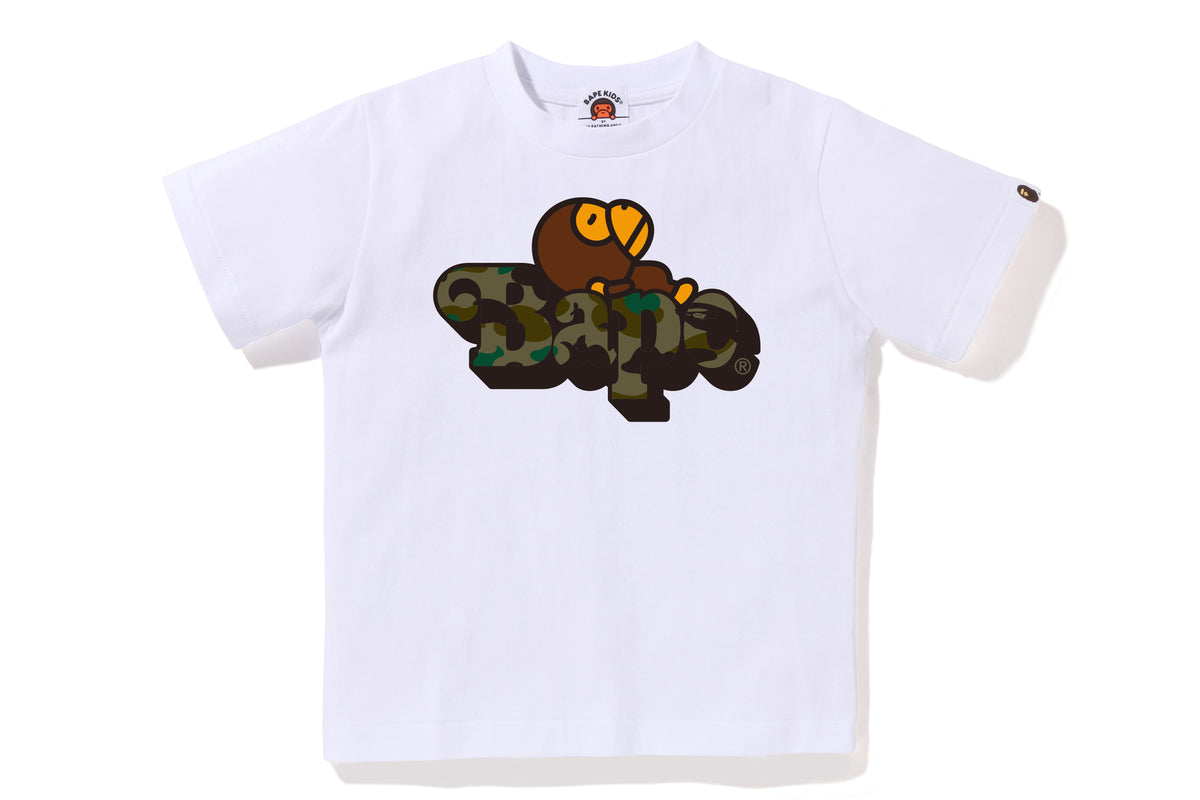 1ST CAMO MILO ON BAPE TEE KIDS