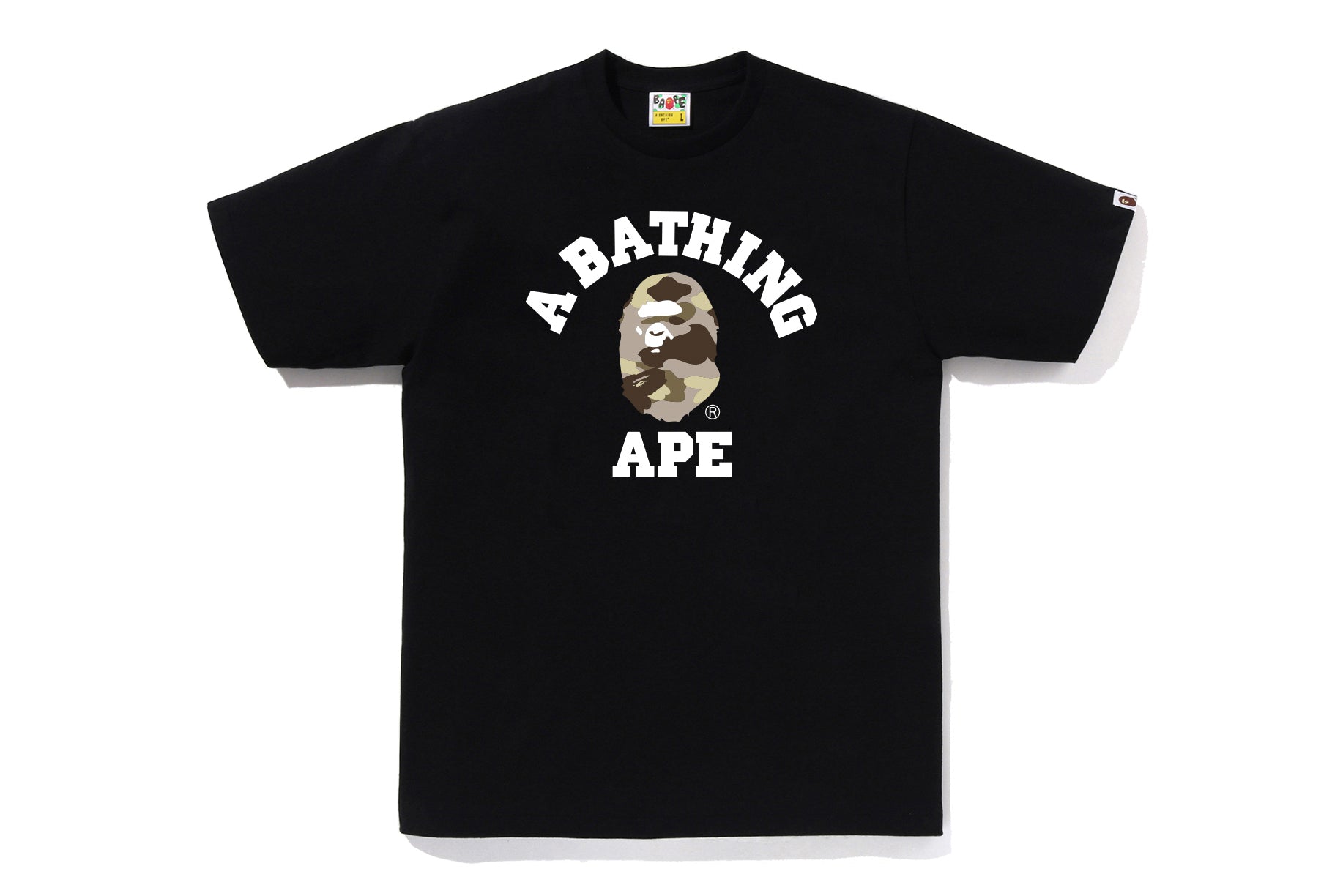 COLOR CAMO COLLEGE TEE – eu.bape.com