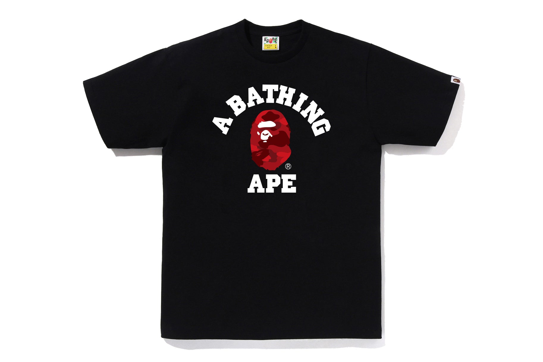 COLOR CAMO COLLEGE TEE – eu.bape.com