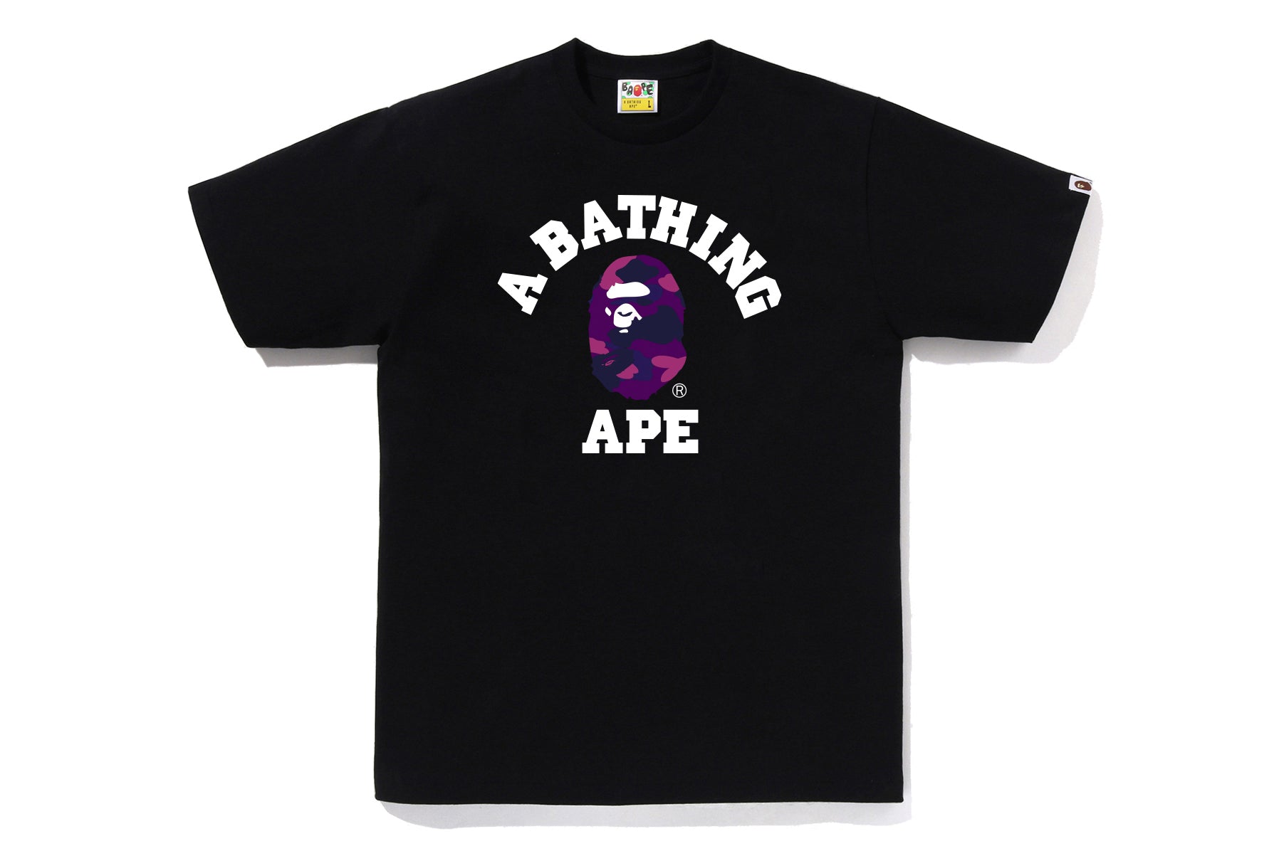 COLOR CAMO COLLEGE TEE – eu.bape.com