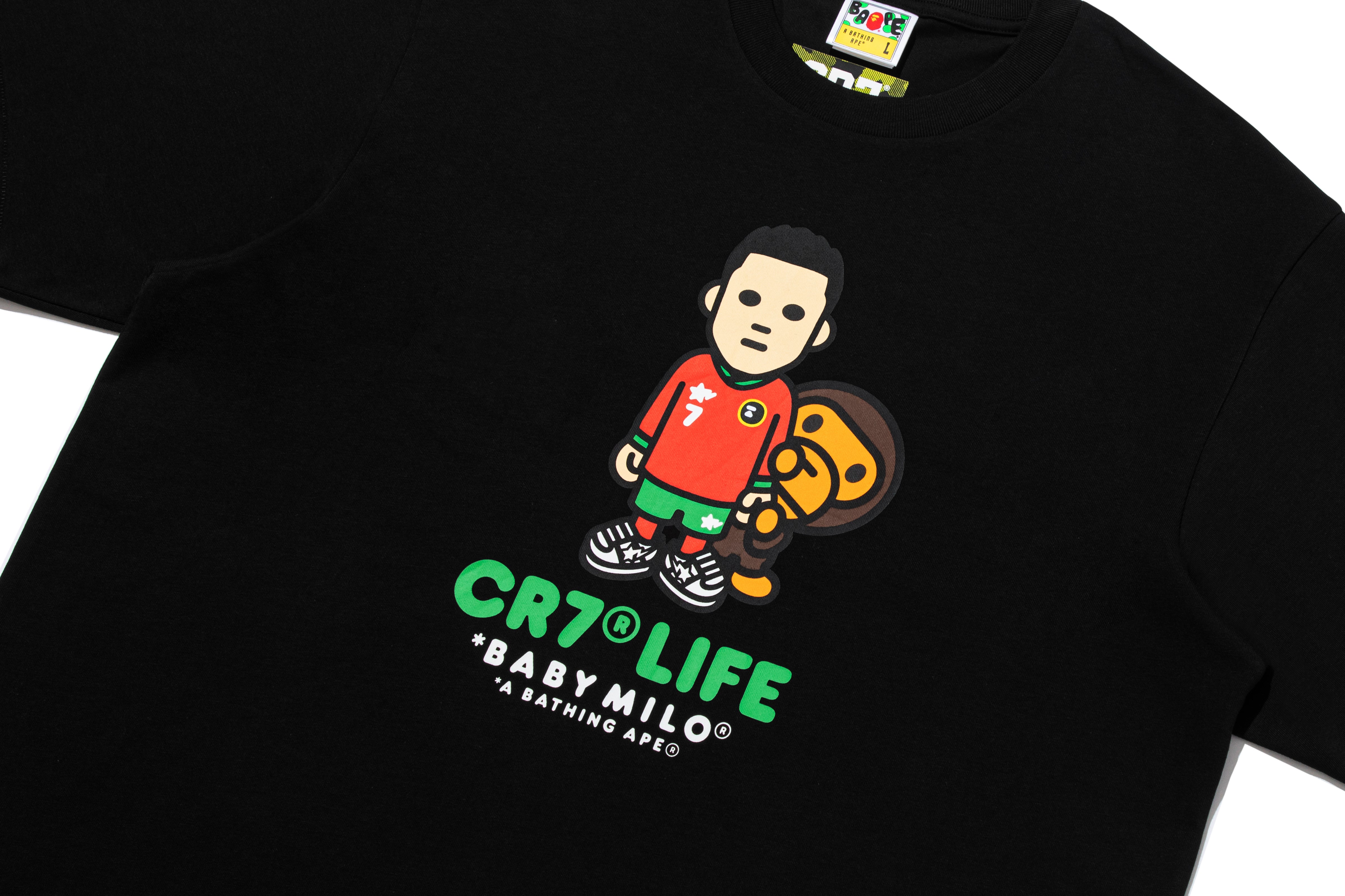 BAPE X CR7 LIFE BABY MILO RELAXED FIT TEE – eu.bape.com