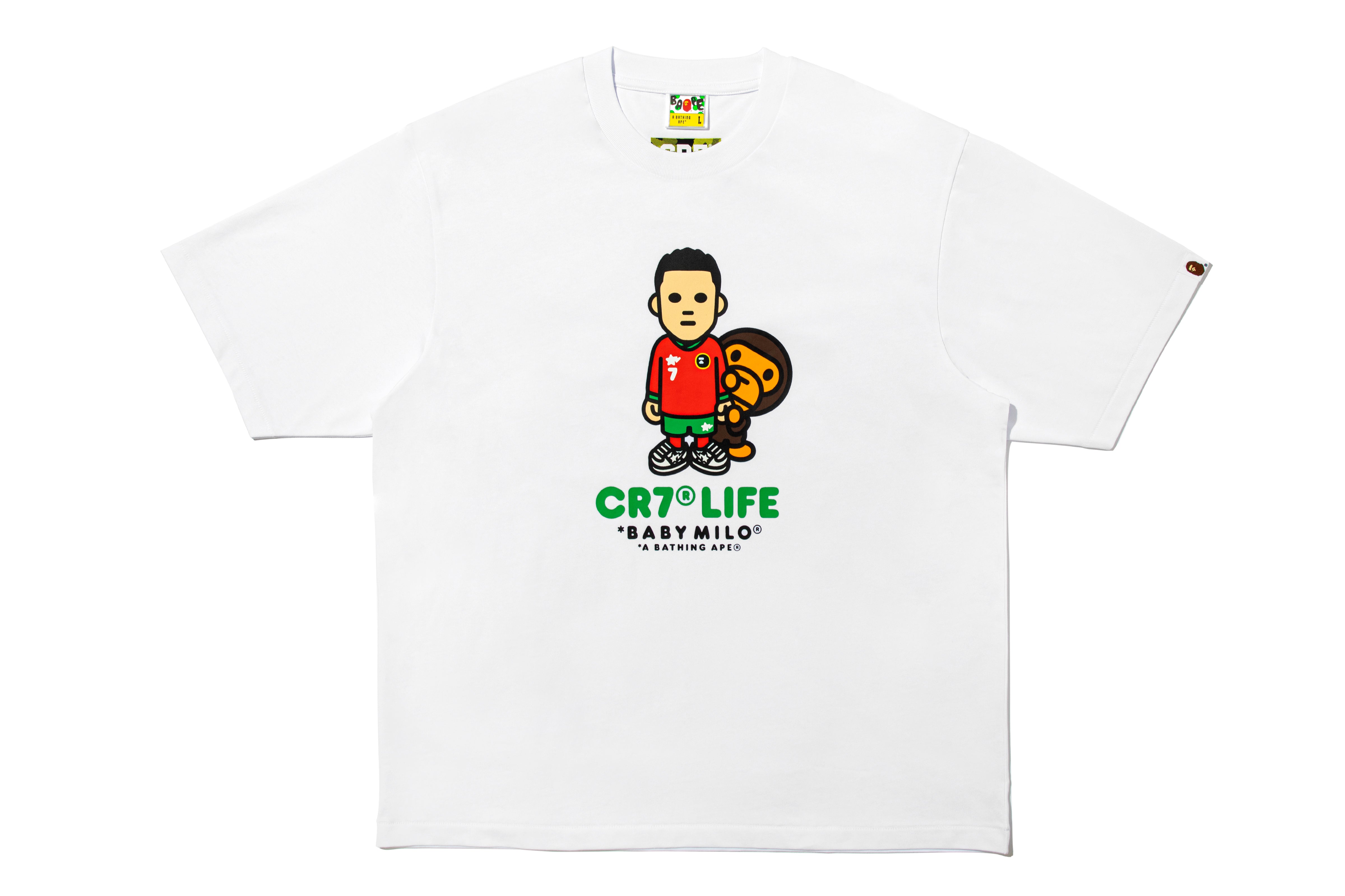 トップス APE x CR7 Life Baby Milo Relaxed Fit Tee BAPE X CR7 LIFE BABY MILO RELAXED FIT TEE – eu.bape.com