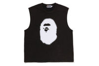 HEAVY WASH APE HEAD CROPPED FIT TANK TOP