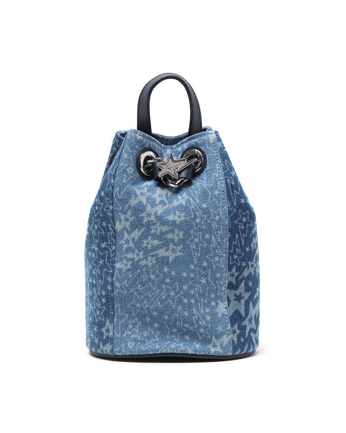 BAPY DENIM PATCHWORK BACKPACK LADIES