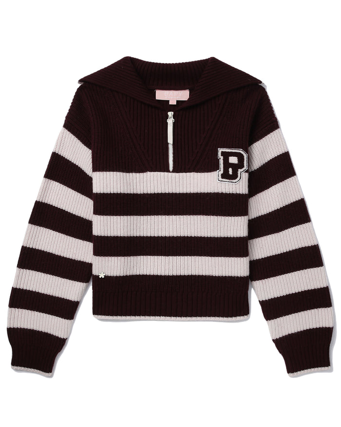 BAPY SAILOR KNIT ZIP UP LADIES