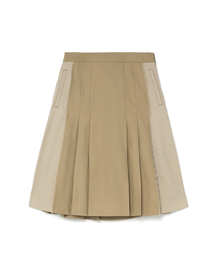 BAPY PLEATED A-LINE SKIRT LADIES