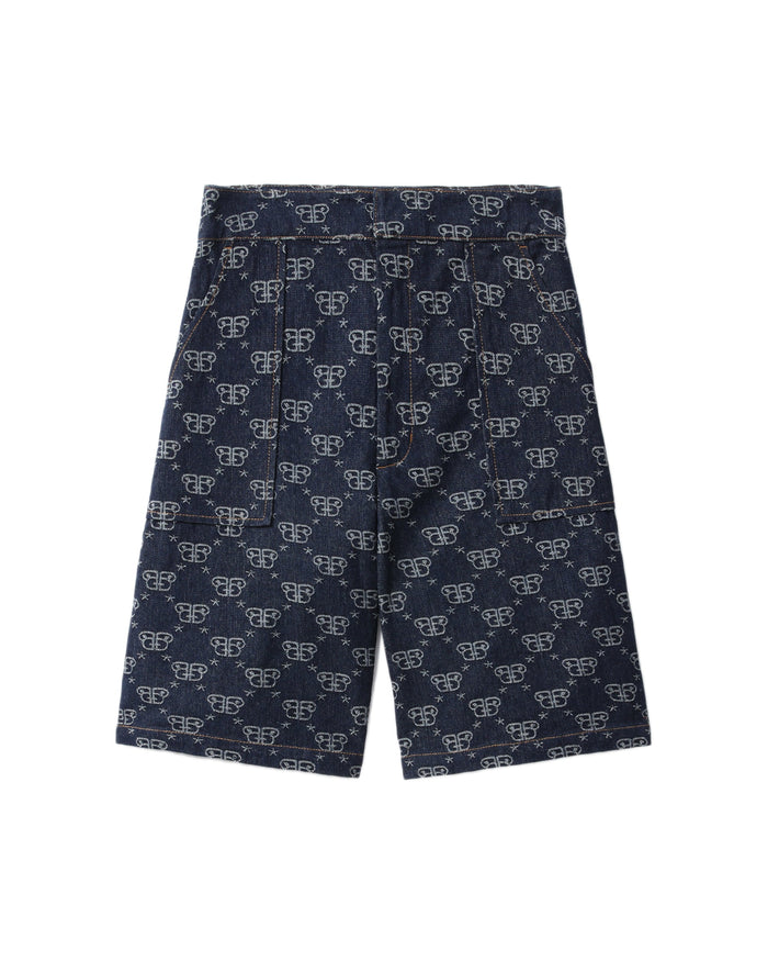 BAPY MONOGRAM SHORTS LADIES