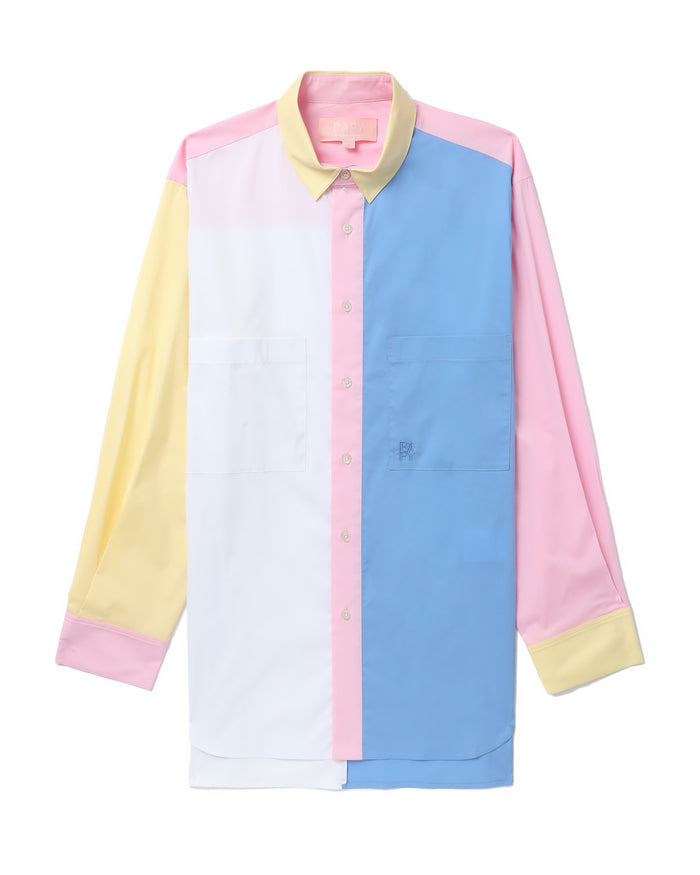 BPYSTST8153XJ/CAMICIA COLOR BLOCK L