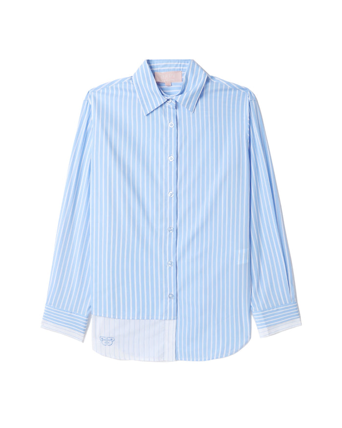 BAPY BLUE STRIPES SHIRT LADIES